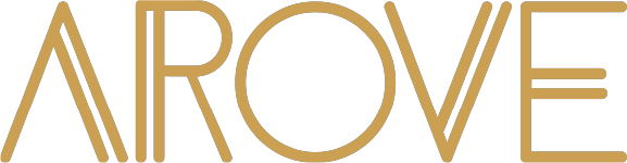 The official AROVE logo, representing clean beauty, innovation, and sustainable haircare solutions.